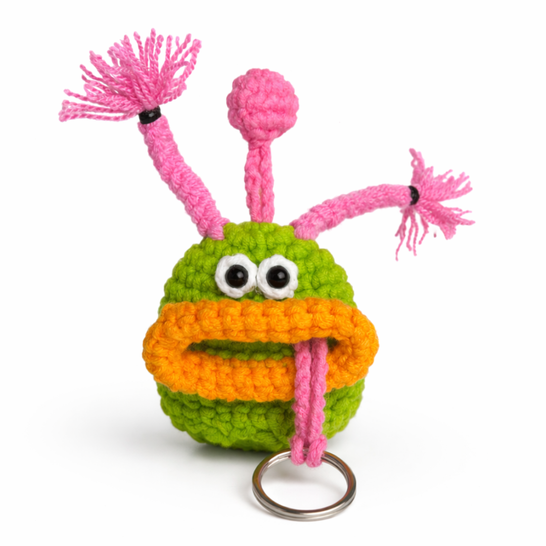Cozy Knit Monster Key Holder